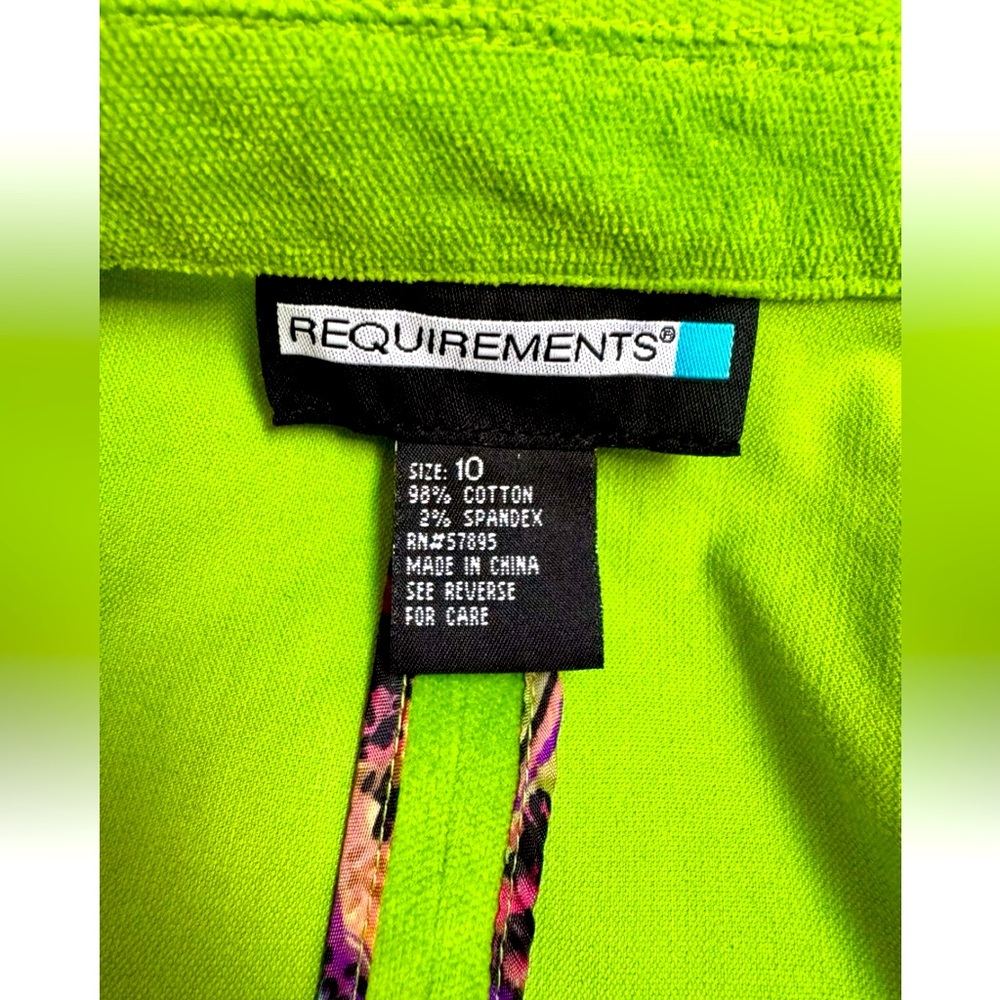 Requirements Soft Short Fitted 5-Button Stretch S… - image 7